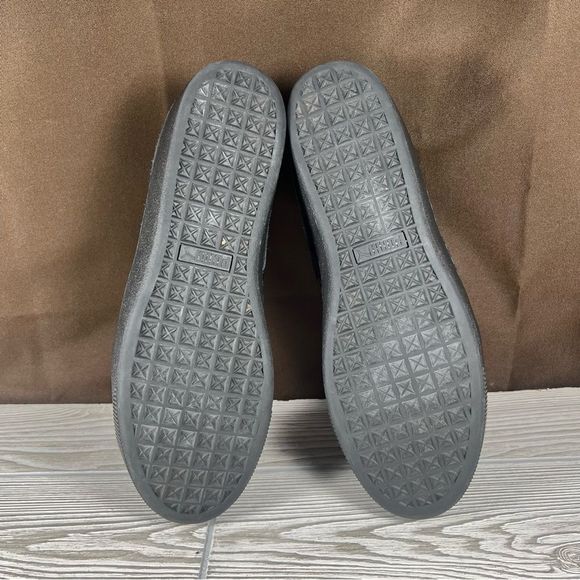 Puma Vikky Platform Black Suede Sneaker Casual Shoe Womens 10 - Picture 5 of 9